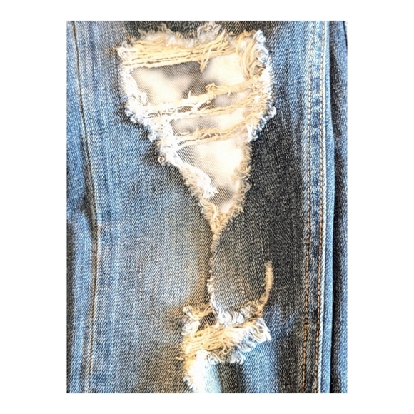 LIKE NEW Rag & Bone 10 In. Dre Destroyed Released Hem Skinny Jeans, size 24x30 - Picture 4 of 16